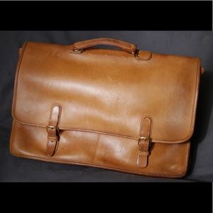 Coach Wall Street leather briefcase
